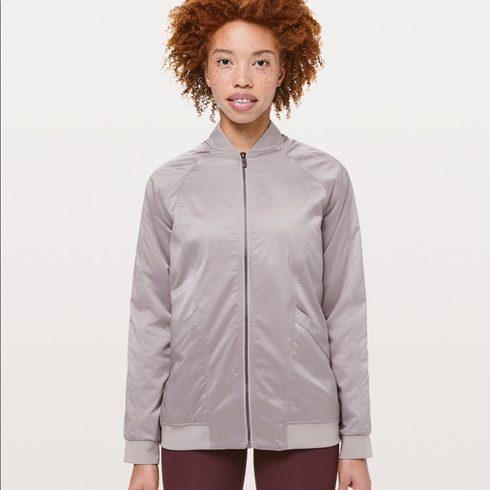 Lululemon Trace Back Bomber Jacket